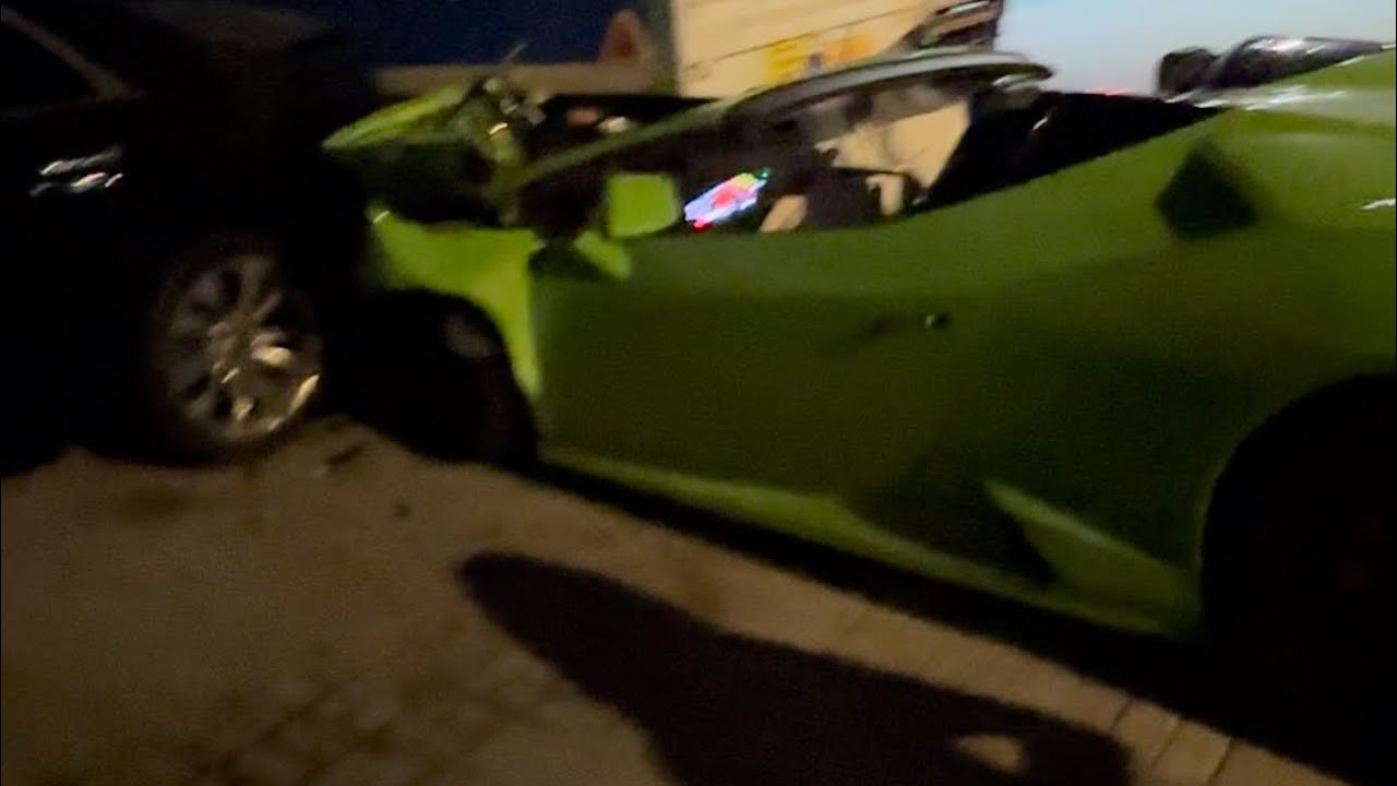 O DIA EM QUE QUASE MORRI NUM ACIDENTE DE LAMBORGHINI EM DUBAI 🇦🇪🇦🇪‼️