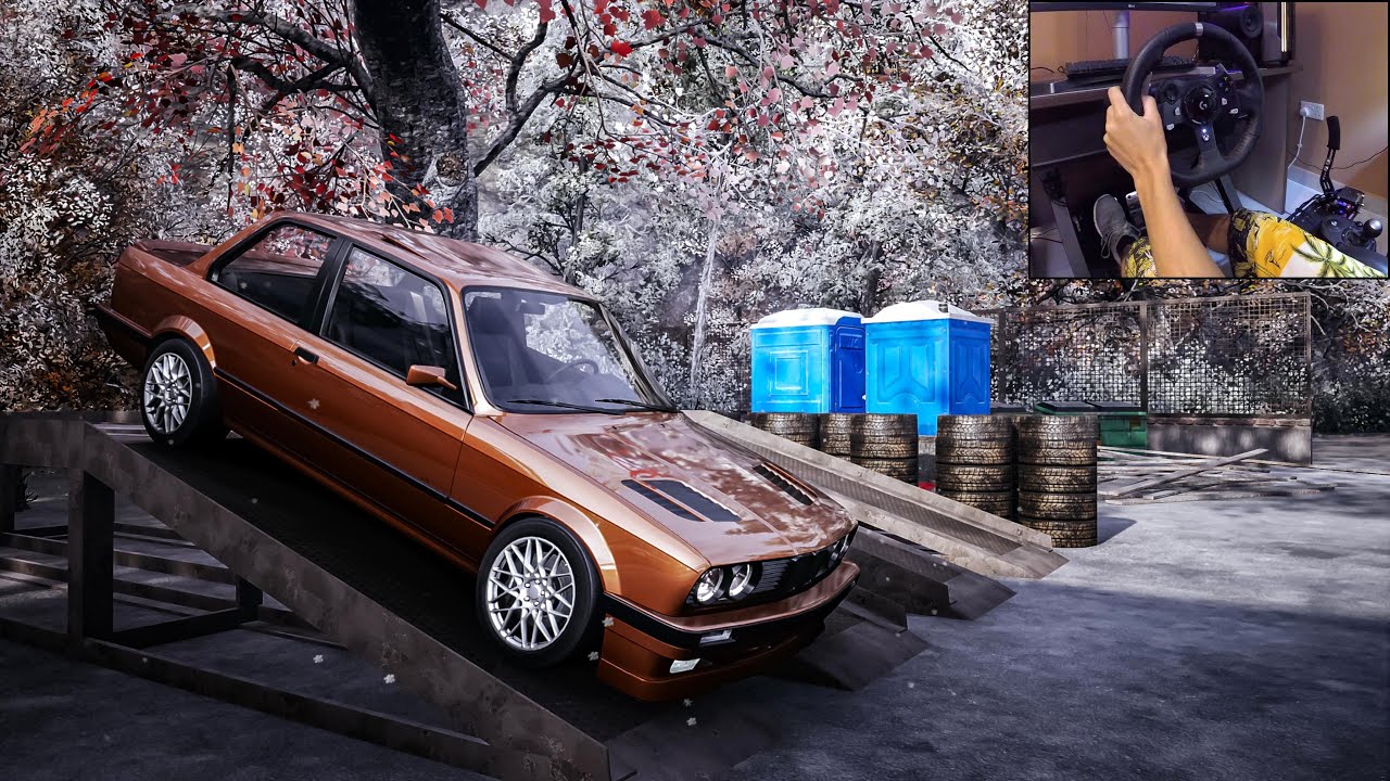 Winter Drifting in a BMW M3 E30 - CarX Street PC | Logitech g920 Steering Wheel