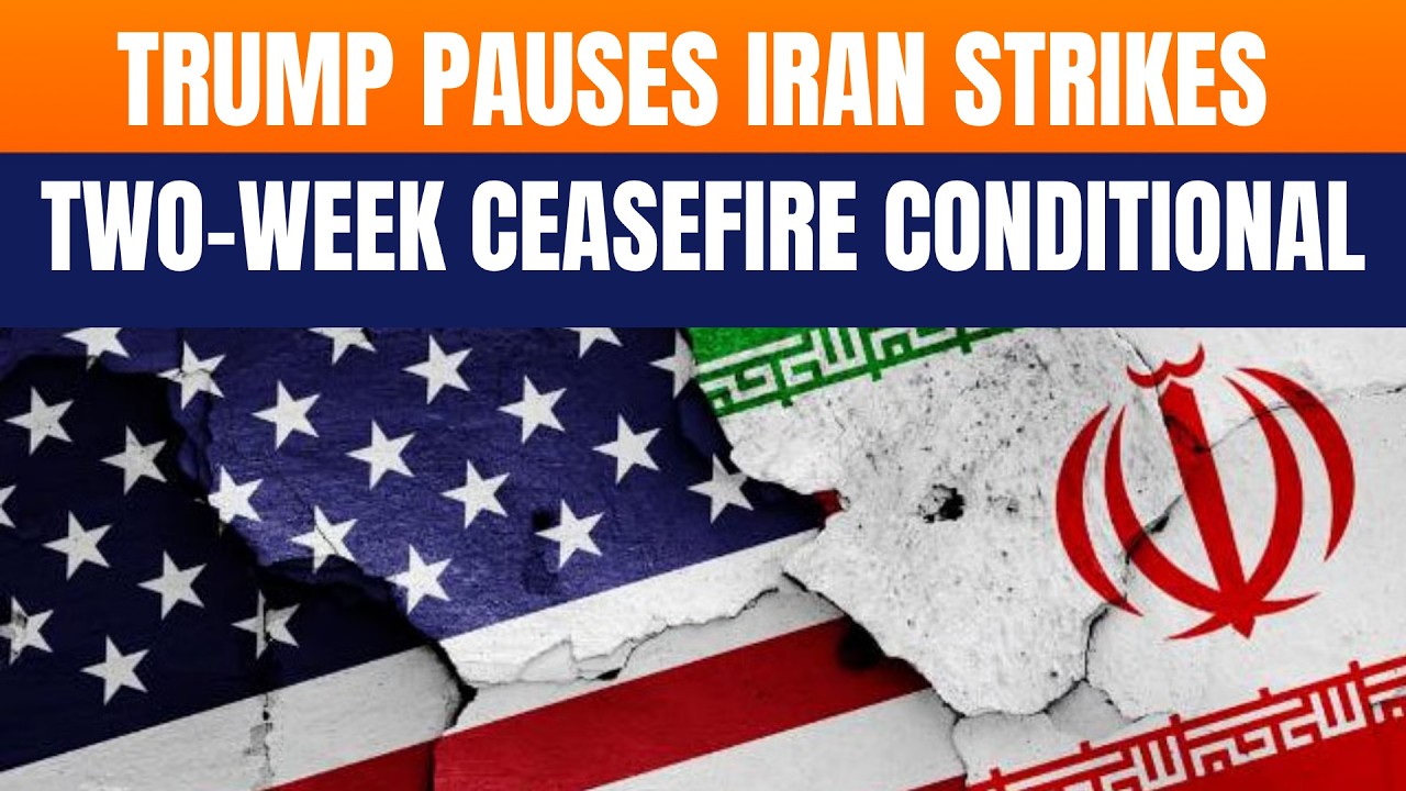 Trump Announces Two-Week Pause on Iran Strikes | Conditional Ceasefire in West Asia