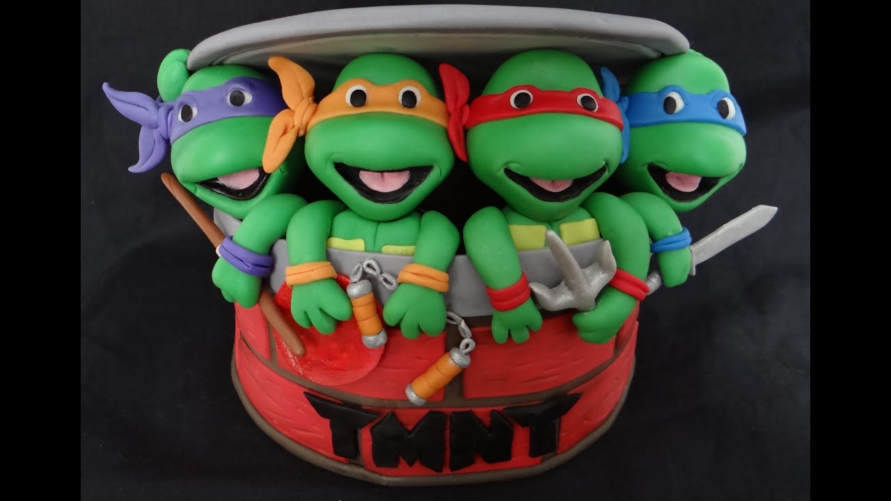 How To Make Fondant Ninja Turtles