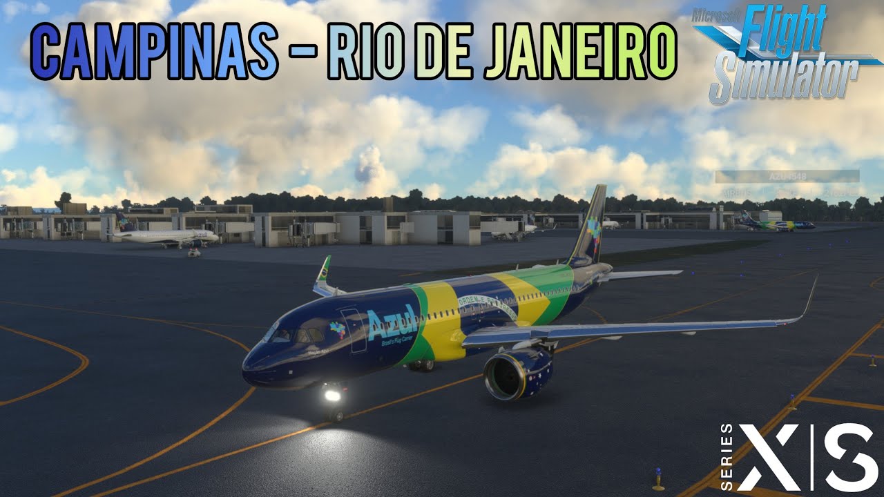MSFS2020 AZUL A320 neo • Campinas - Rio de Janeiro (XBOX Series S)