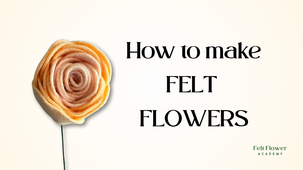 Making Flowers From Felt Is More Satisfying Than You'd Think