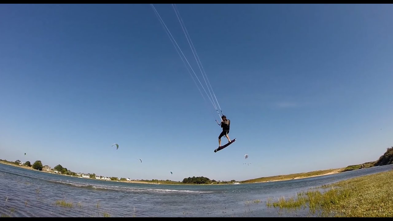 Cours de kitesurf - saut transition - One Launch Kiteboarding
