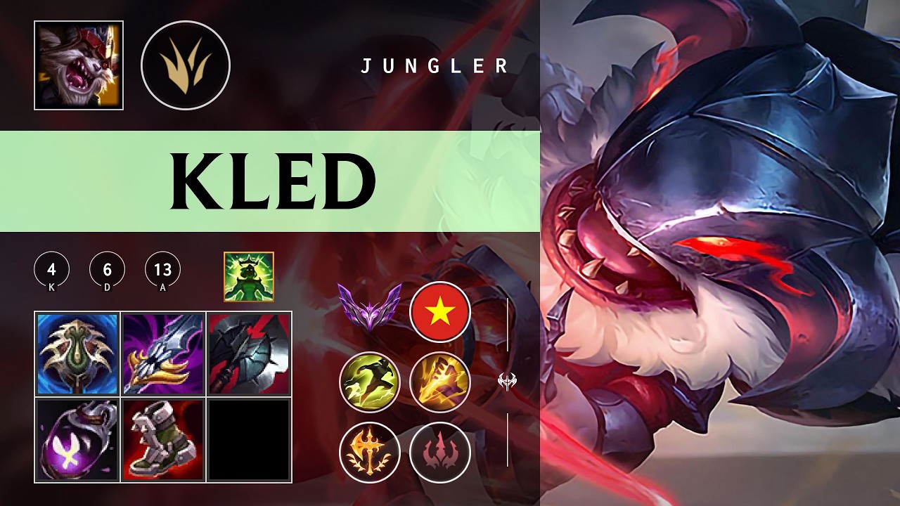 Kled Jungle vs Gwen - VN Master Patch 26.03