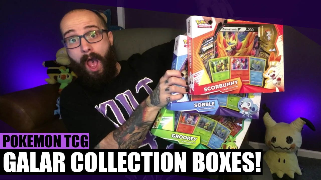 First Sword and Shield Pokemon Cards - All Three Galar Collection Boxes!