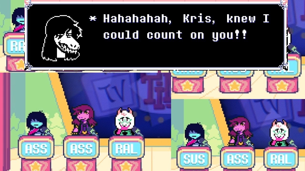 Deltarune Chapter 3: All Secret Three Letter Name Dialogue in The Gameshow Intro