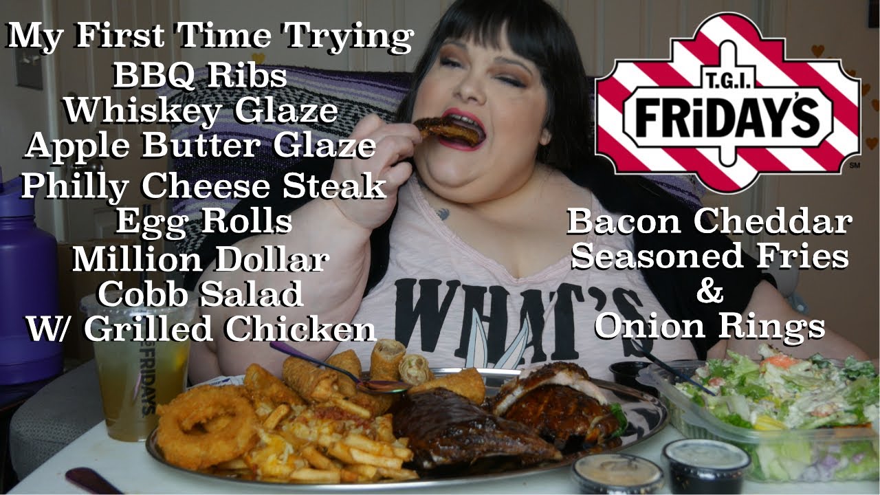 My First Time Trying TGI Fridays Mukbang