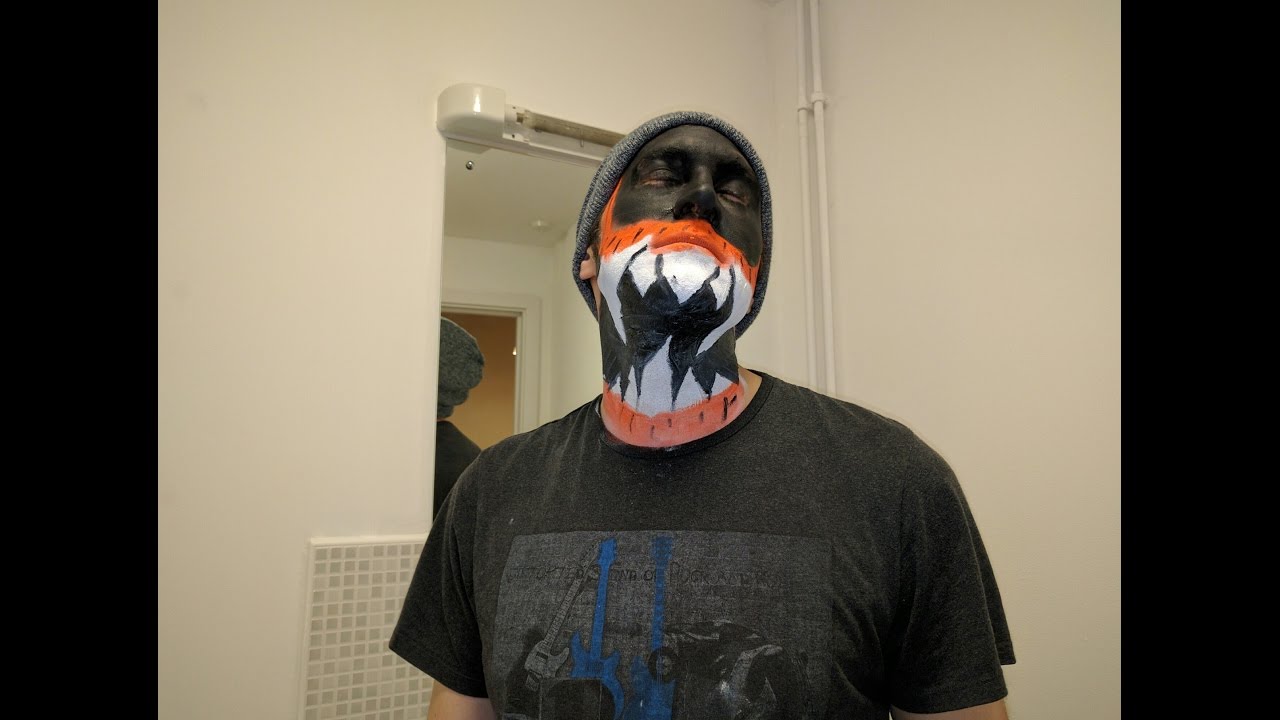 Halloween Tutorial - Paint Your Face Like Finn Balor!! (Demon King)