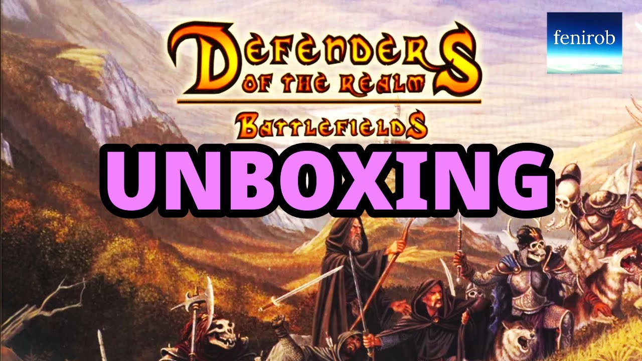 Defenders Of The Realm: Battlefields Board Game | Unboxing