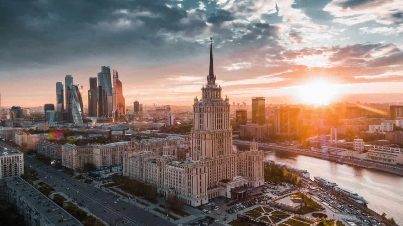 deep house music music over images of cities