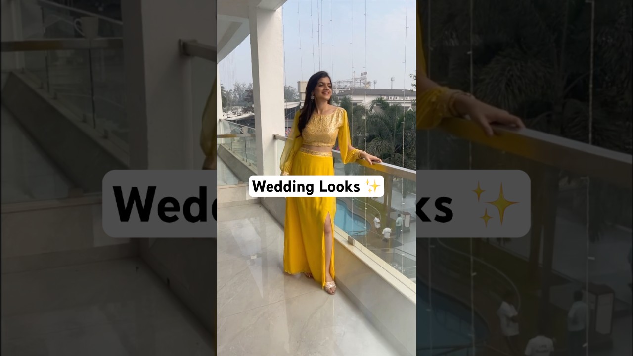 Indian Destination WEDDING OUTFIT IDEAS | Outfits for Haldi, Barat, Sangeet & Wedding #weddingoutfit