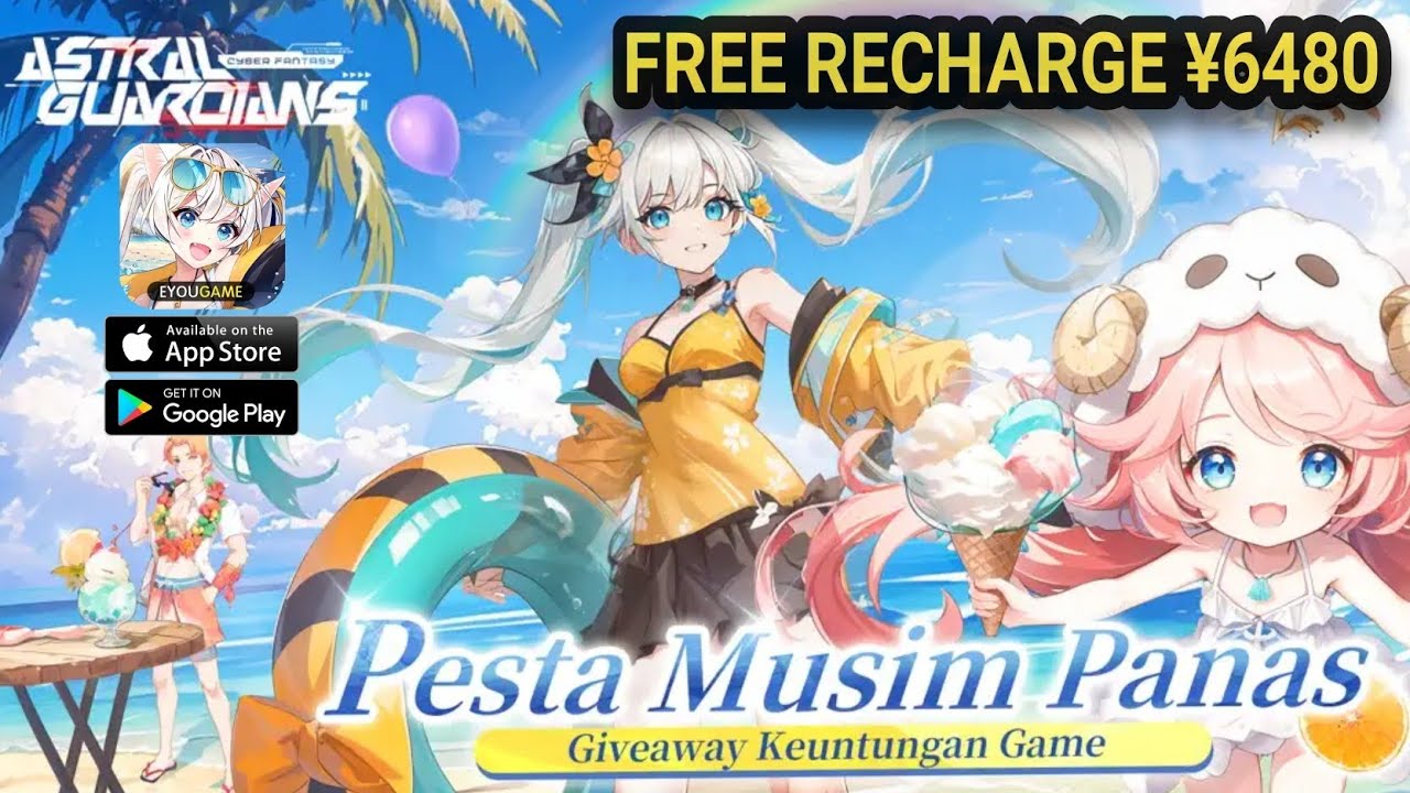 ASTRAL GUARDIANS Private Server - Free Recharge ¥6480 Every Day | Free Skin & Diamond | Gameplay