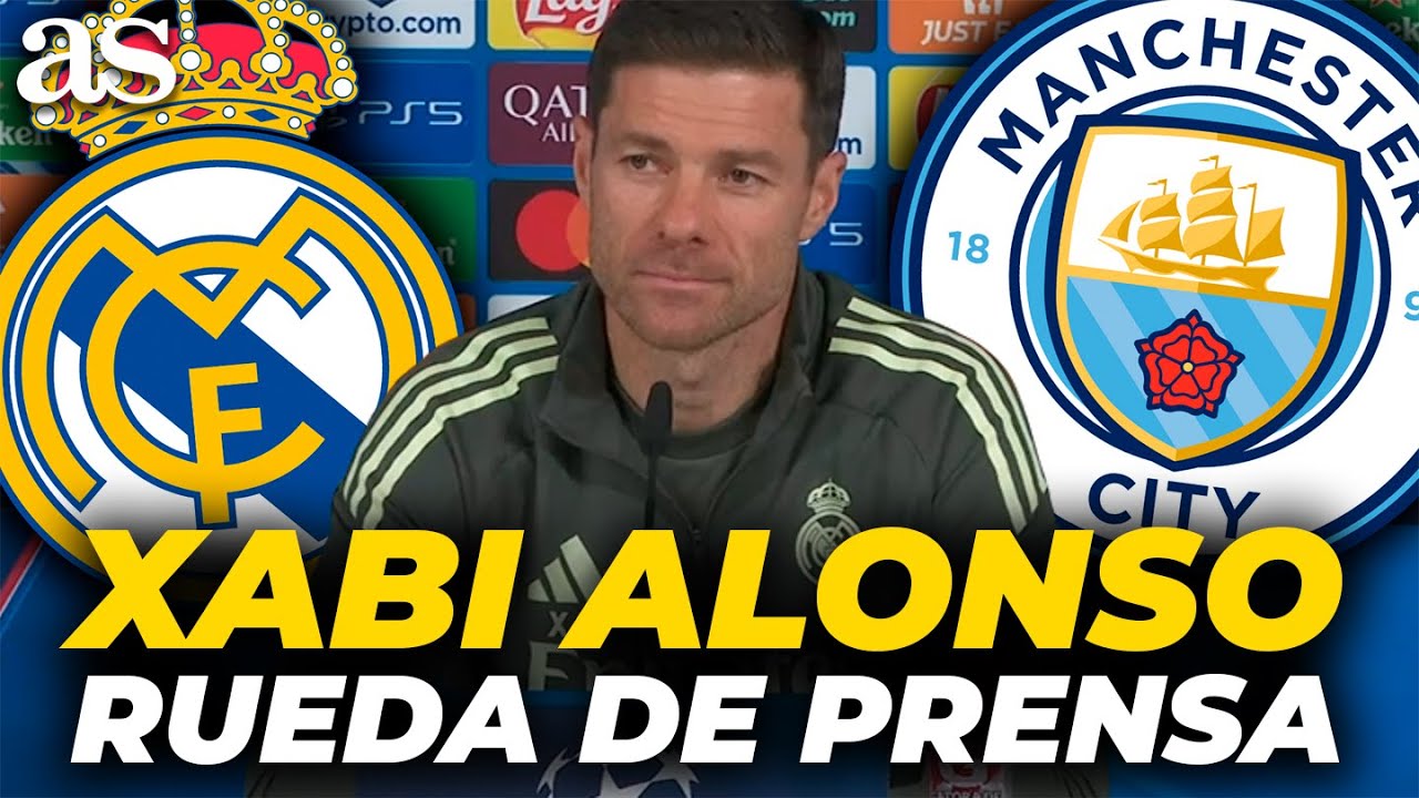 XABI ALONSO, RUEDA DE PRENSA COMPLETA HOY | Previa REAL MADRID vs. MANCHESTER CITY de CHAMPIONS