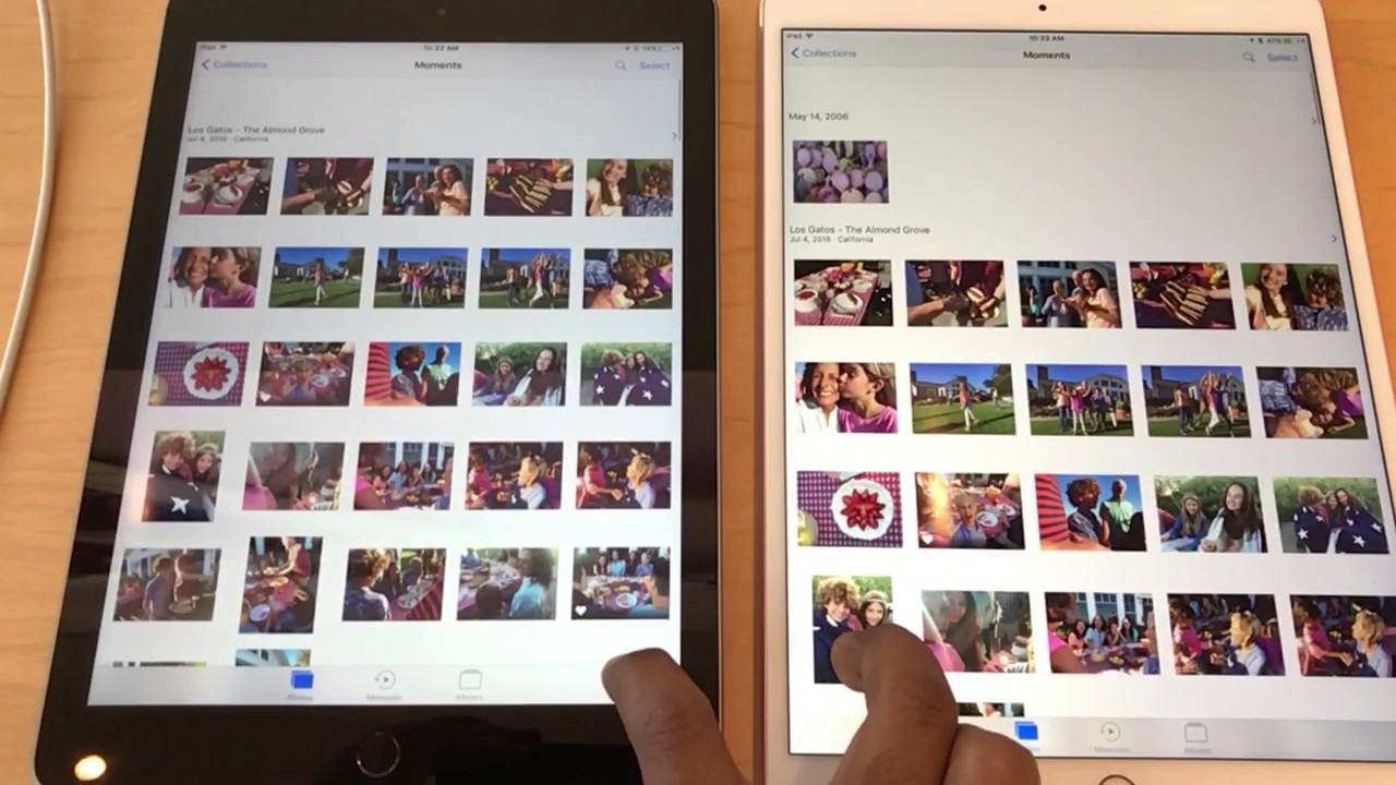 iPad Pro ProMotion 120Hz in Slomo