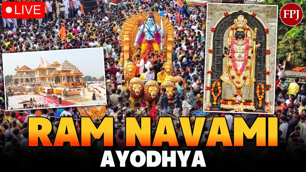 LIVE: Ayodhya Celebrates Ram Navami | Huge Crowds at Ram Mandir