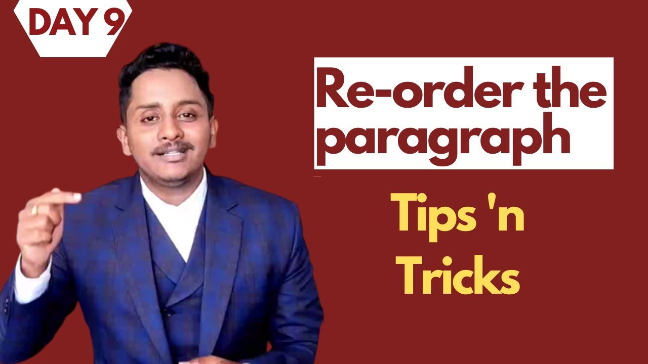 PTE READING  tips and tricks| day 9 | Reorder Paragraph | [100% improvement]