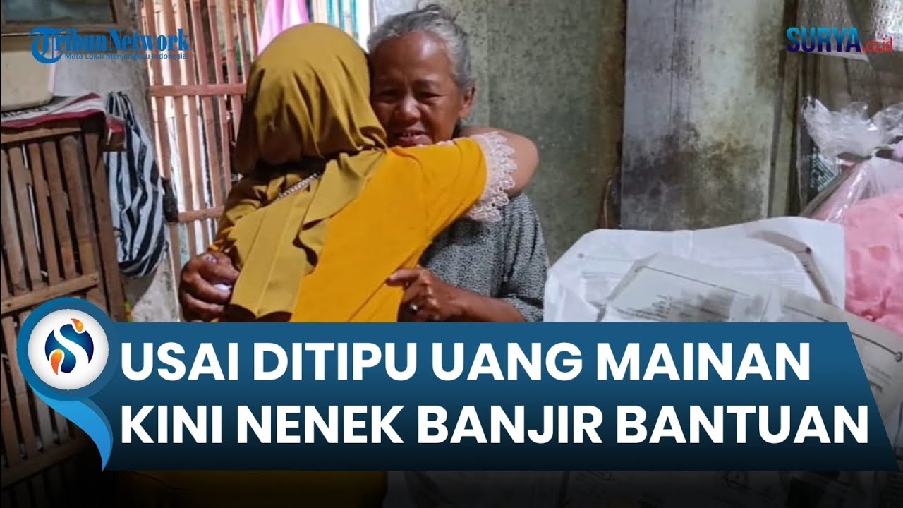 BANTUAN WARGA MENGALIR untuk Nenek Penjual Kerupuk yang Tertipu Uang Mainan Rp 200.000 di Blitar