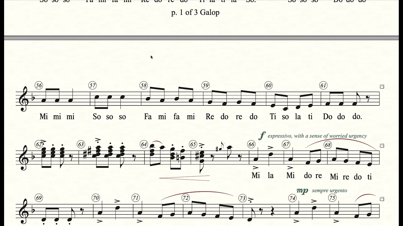 Ken Berg Galop regular tempo
