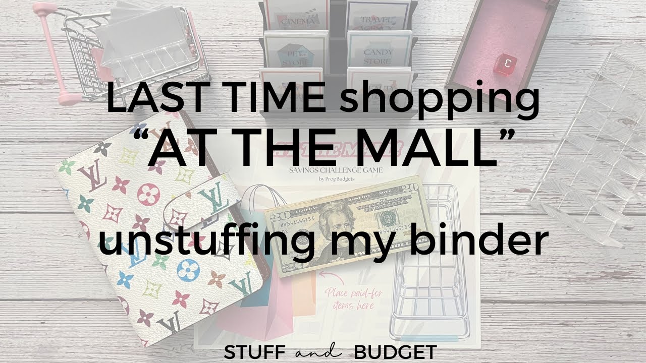 LAST Shopping Trip To The Mall | Unstuffing My Binder | How Much Did We Save? | #ATM 🛍 🛒 💵