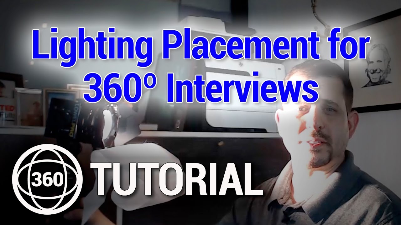 Where to Place Lighting for Interviews in 360º Video