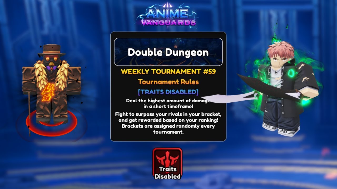 [Traitless] Anime Vanguards Tournament 59 | 16.4b+ Dmg Initial Strat