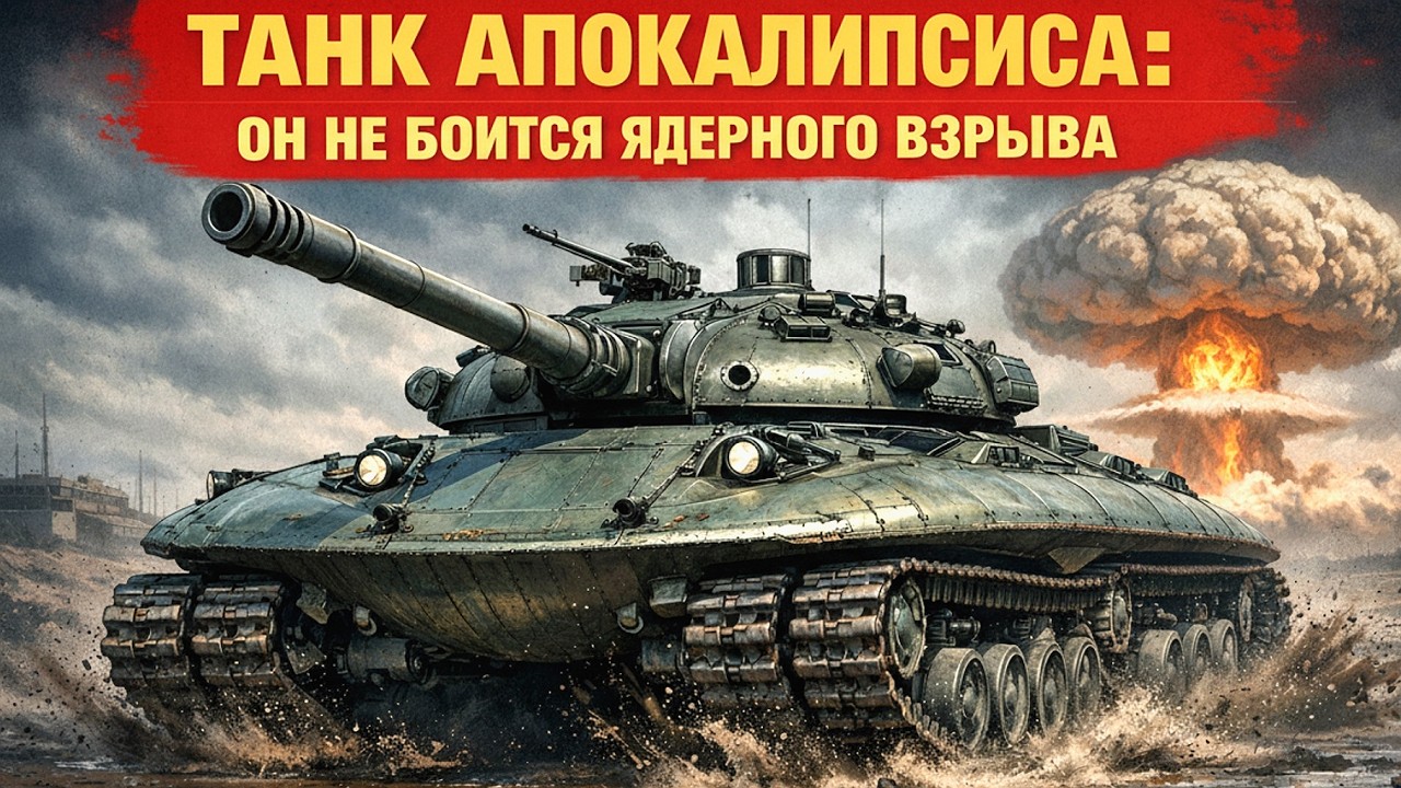 ТАНК «ОБЪЕКТ 279»: ЛЕТАЮЩАЯ ТАРЕЛКА НА ГУСЕНИЦАХ. ЗАЧЕМ ЕМУ 4 ГУСЕНИЦЫ?