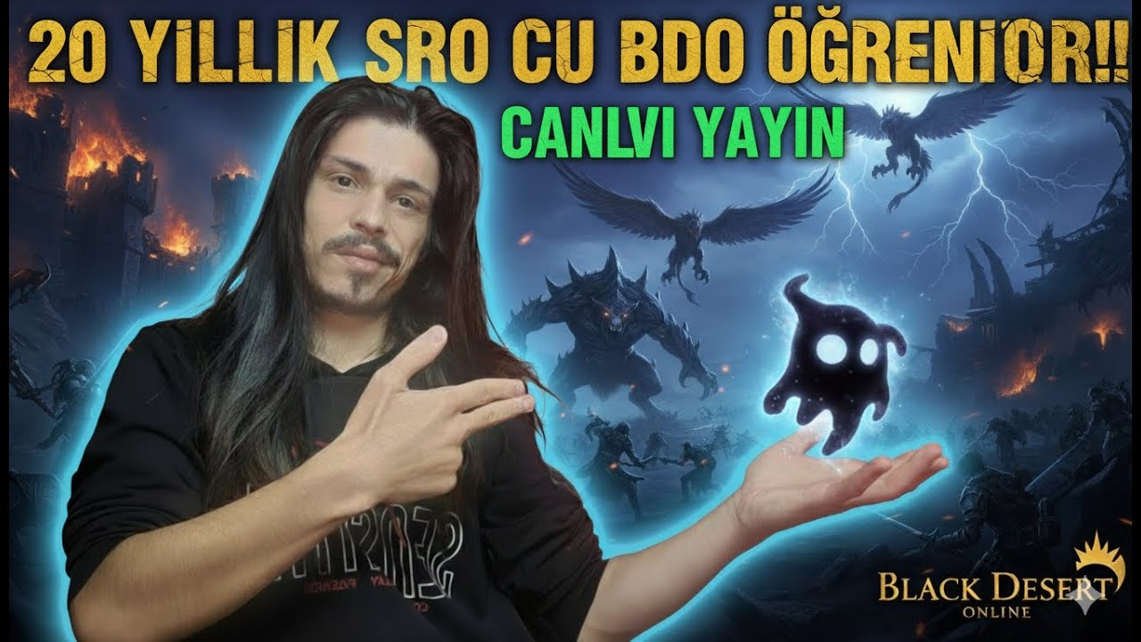 SOHBET + FARM  | 20 YILLIK SRO'CU BLACK DESERT ÖĞRENİYOR!! | {🔴CANLI} | 26/12/25