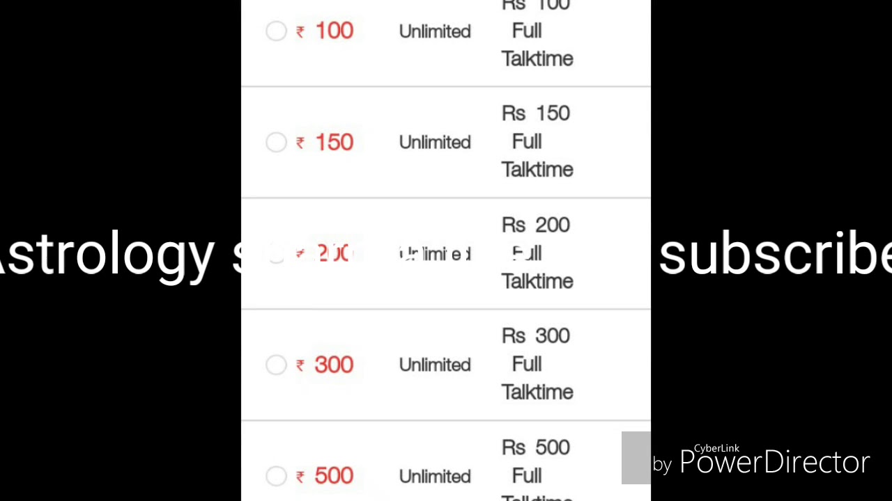 Jio full talktime offers