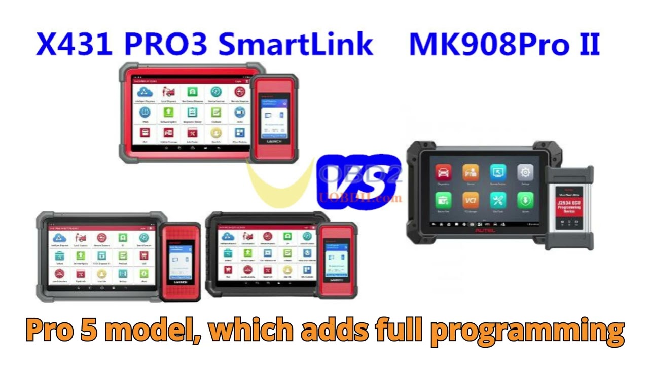Launch X431 PRO3 V+ Elite против Autel MK908Pro II — решающая диагностическая битва!