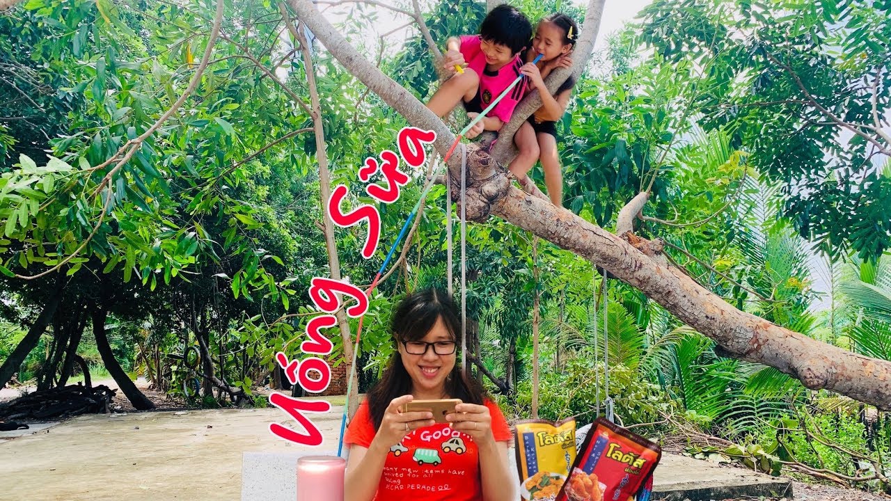 Ăn B&aacute;nh Uống Sữa Kiểu Stin D&acirc;u (^_^) Stin D&acirc;u Chọc Ph&aacute; Chị Cọp
