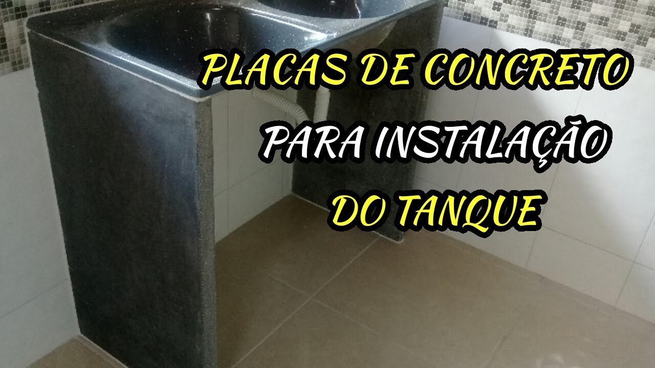 Pedreiro mostra como fazer apoio do tanque de concreto.