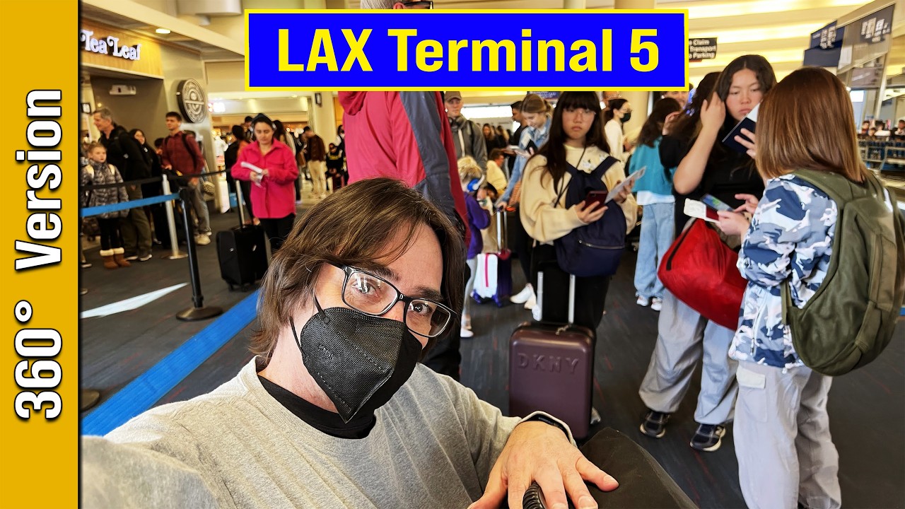 360&deg; - LAX - TSA to Gate 50 Walkthrough