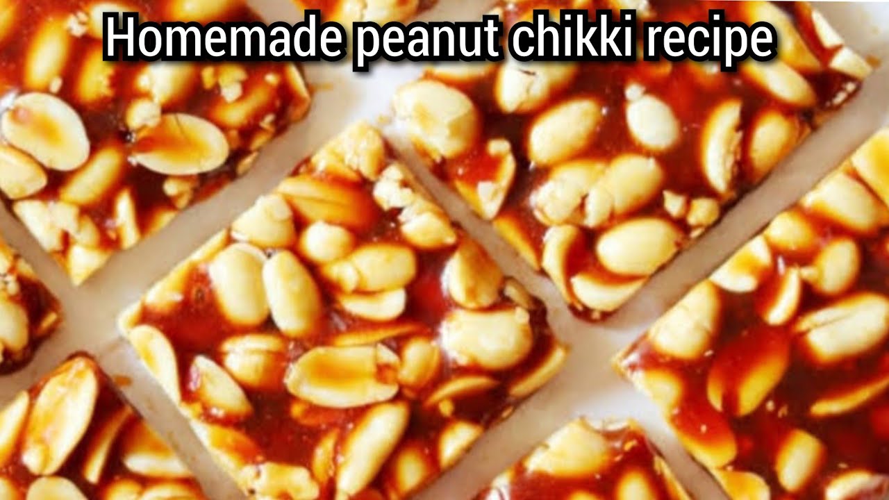 Delicious Peanut Chikki Recipe A Sweet Nutty Treat||Crunchy Delights Homemade Peanut Chikki Recipe