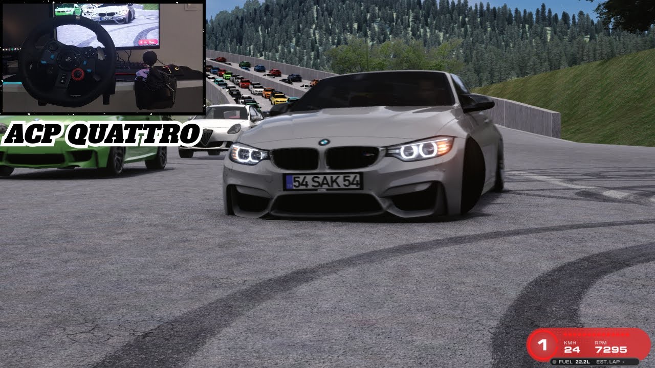 ASSETTO CORSA - ACP QUATTRO - BMW M4 F83 CONVERTİBLE | LOGITECH G29