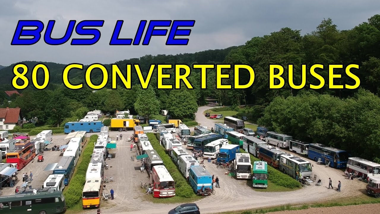 Bus Life - 80 Converted buses at bus meeting Schiedersee 2019 (+ 6 interiors) Wohnbus Treffen!