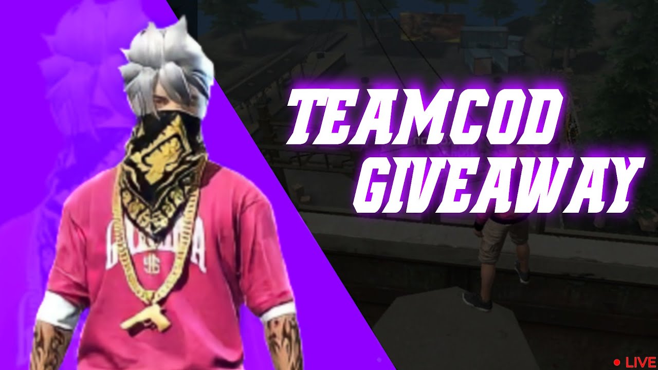 🔴Free Fire Live Teamcod Giveaway || Teamcod Giveaway Live || FF Live Teamcod Giveaway #fflive