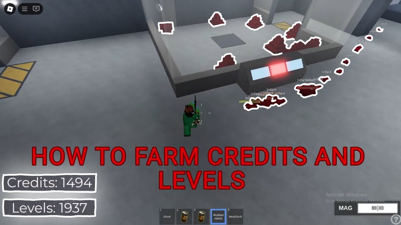 HOW TO FARM CREDITS AND LEVELS EASILY (+1000 per hour) - parasite testing rework