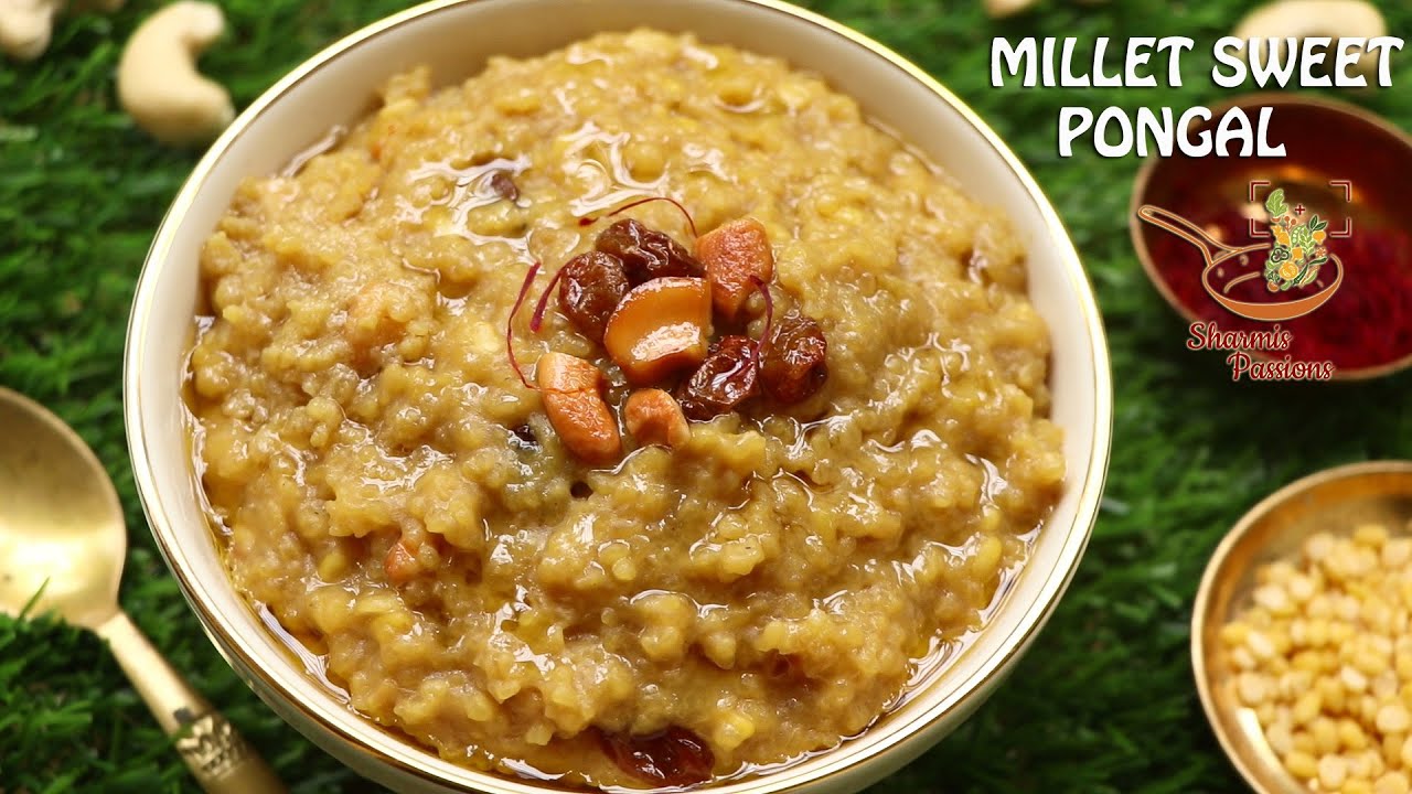 Millet sweet pongal recipe | Varagu sakkarai pongal recipe