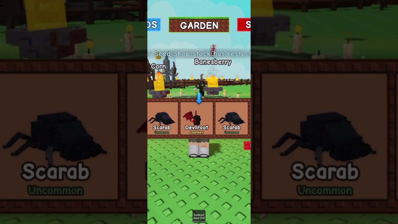Opening First Spooky Chest in Roblox Grow a Garden #growagarden #roblox #halloween #spookychest