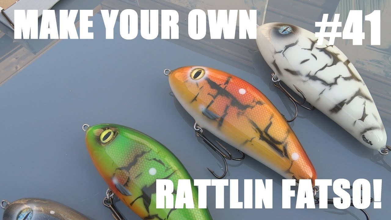 #41 DIY - Make Your Own Rattlin Salmo Fatso Jerkbait!