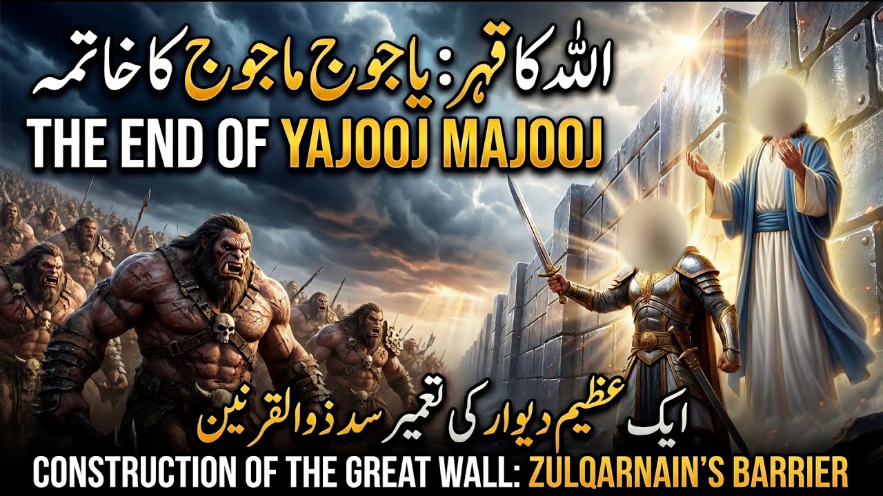 Yajooj Majooj Ka Khatama | Hazarat Zulqarnain ne Dewar Kese Banai |   یاجوج ماجوج کا خاتمہ