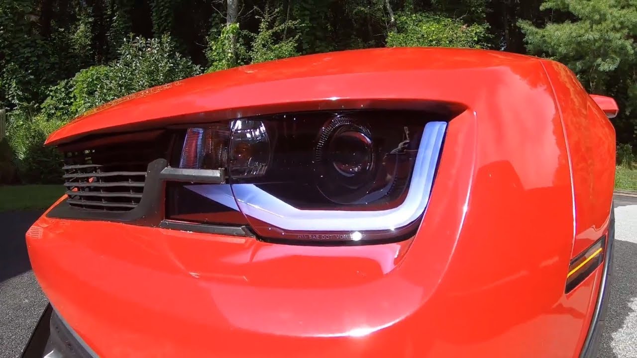 6th gen style Camaro headlight install