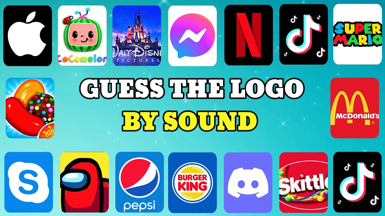 Guess the logo Sound 🔥 MacDonald's, Tiktok, Netflix, Pepsi / logoQuiz 2025  #logoquiz  #soundquiz
