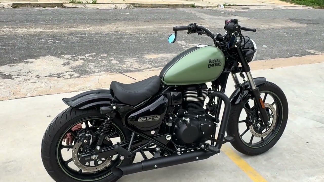 Royal Enfield Meteor 350 SENSACIONAL - Bobber #royalenfield 