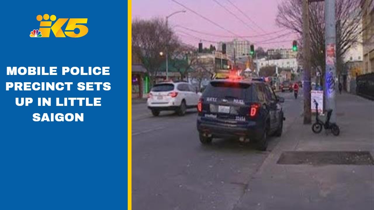 Mobile Seattle police precinct set up to deter crime in Little Saigon