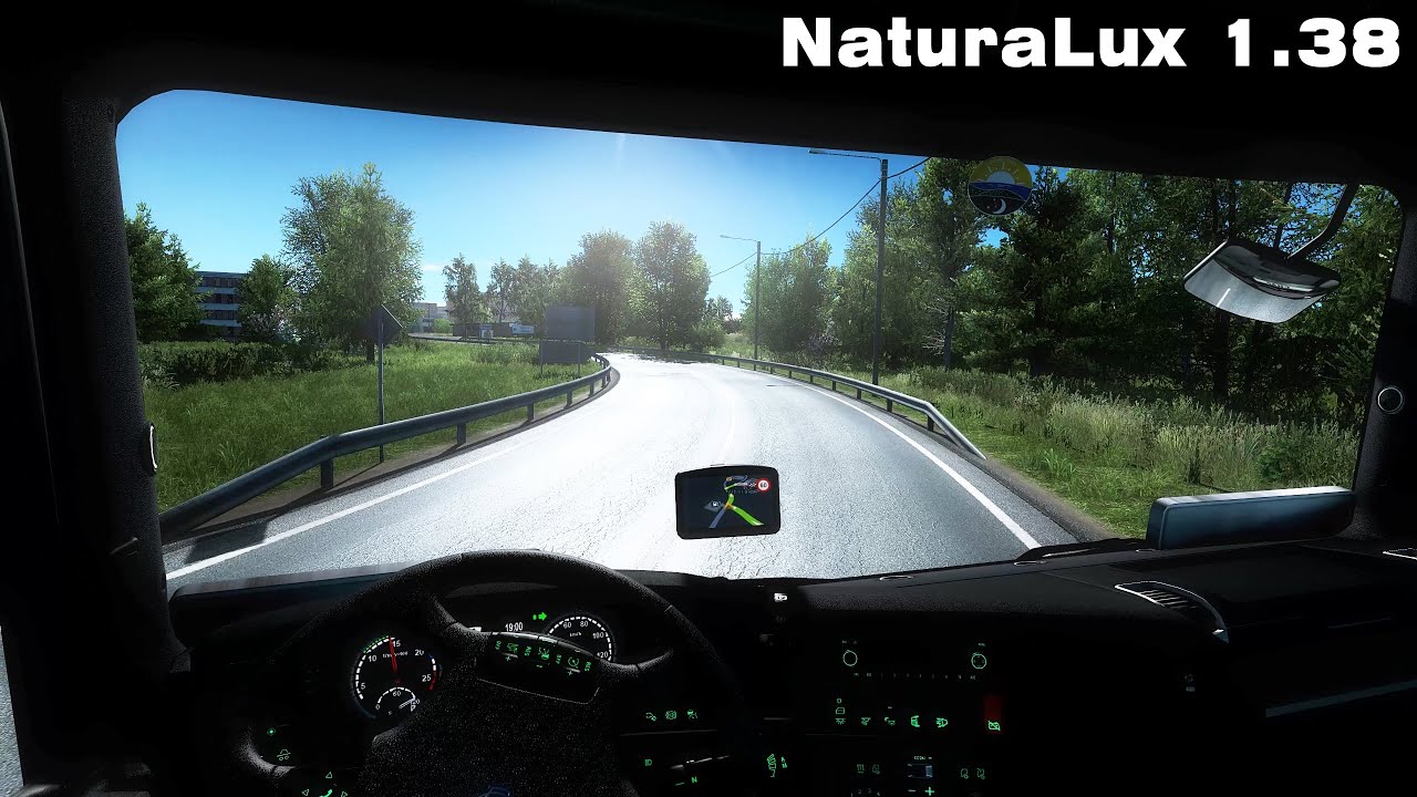ETS2 1.38 - Scania RJL + Realistic DashBoard | NaturaLux Graphics | Gameplay