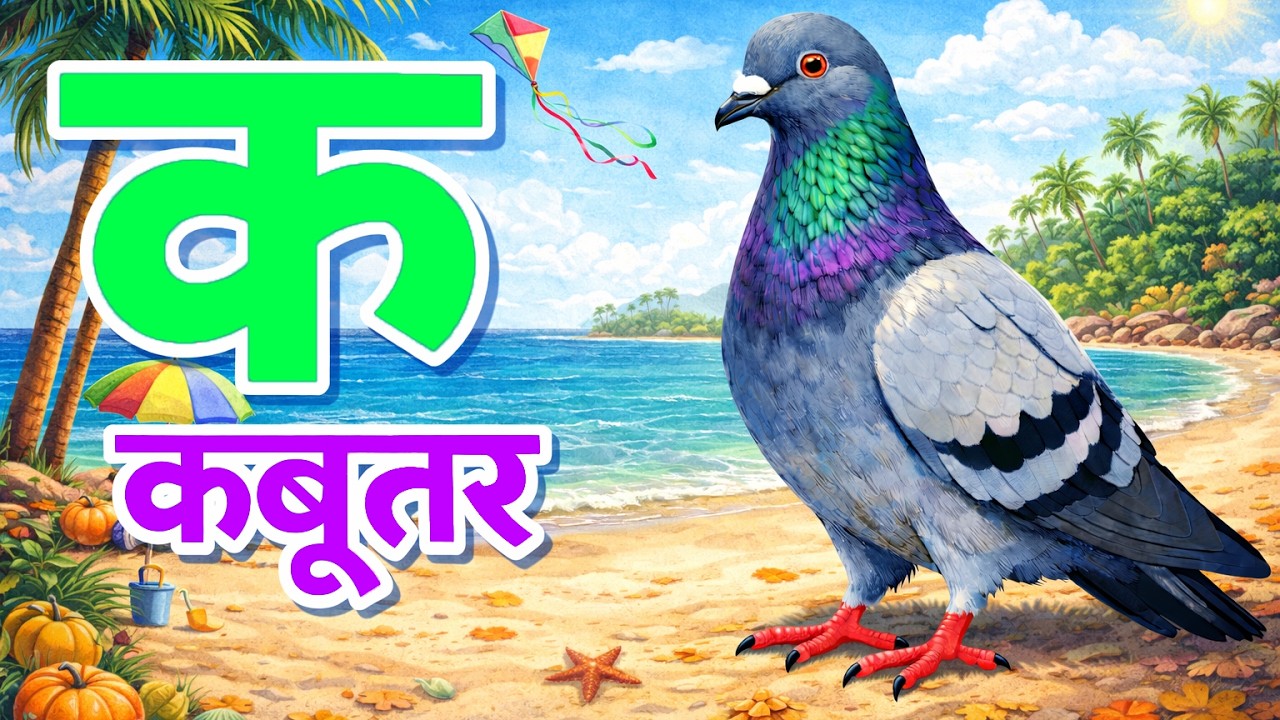 a se anaar | क से कबूतर | अ से अनार | k se kabutar | Kids Practice