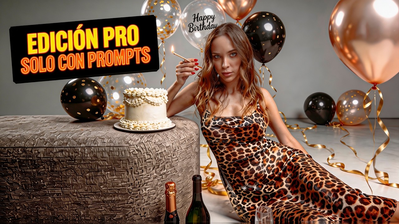 Edición PRO de Fotos de Estudio SOLO con Prompts | Parte 1