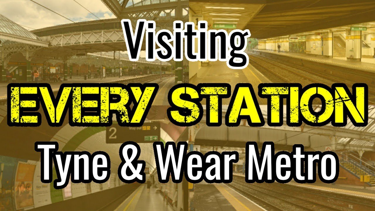 All 60 Tyne & Wear Metro Stations (visiting every station) Newcastle/Sunderland Metro