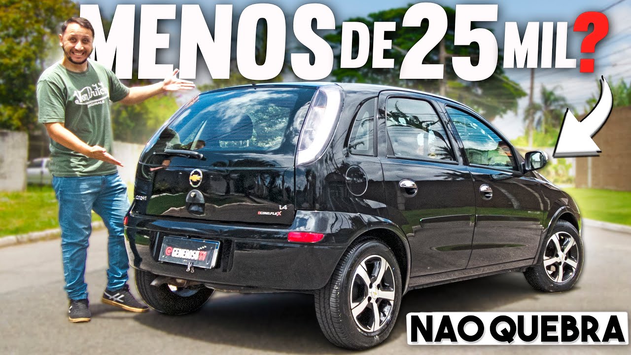 BARATINHO e INQUEBRÁVEL😱 O CARRO QUE NÃO DÁ PREJUÍZO, CHEVROLET CORSA
